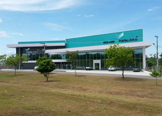 คุณภาพ  Q355 Steel Frame Commercial Buildings Windproof Steel Structure Exhibition Hall โรงงาน