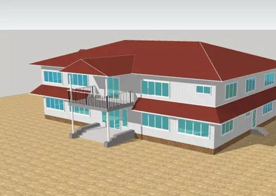 อาคารโครงเหล็กเชิงพาณิชย์ OEM / ODM GB โครงสร้างเหล็กสำเร็จรูป