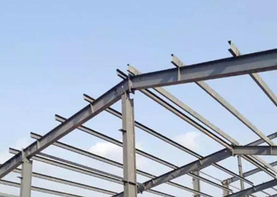 54m * 20m Prefabricated Steel Workshop Construction บ้านโครงเหล็กสำเร็จรูป GB