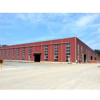 Light Gauge Steel Frame Construction Portal Frame คลังสินค้าโครงสร้างเหล็ก