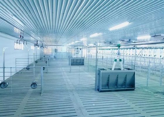 โครงสร้างเหล็ก Windproof Pig House Portal โครงเหล็กสำเร็จรูป ISO9001