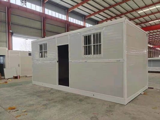 บ้านคอนเทนเนอร์พับแบบอุตสาหกรรม Prefab บ้านปฏิรูปเหล็ก