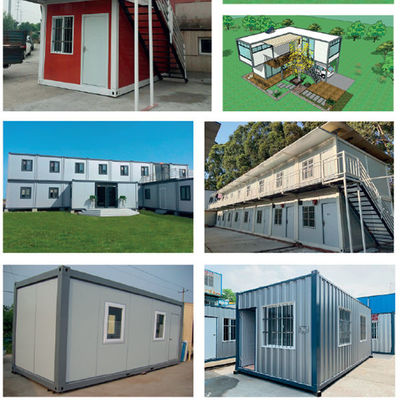Q235B / Q355B บ้านคอนเทนเนอร์พับได้ปฏิรูปบ้านเหล็กสำเร็จรูป