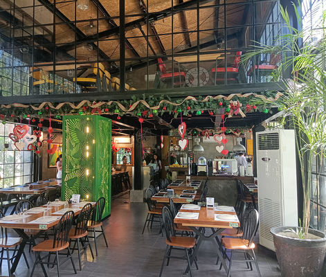 อาคาร Prefab ประเภทพาณิชย์ที่กําหนดเองที่ใช้สําหรับร้านอาหาร
