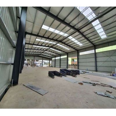 โครงสร้างโลหะ Prefabricated โกดังหอเก็บโลหะที่มีเกรด GB Q235/Q355B