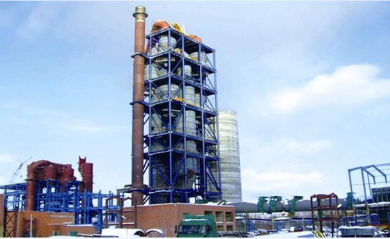 การก่อสร้างแพลตฟอร์มโครงสร้างเหล็กแบบกำหนดเอง Mezzanine Windproof ISO9001