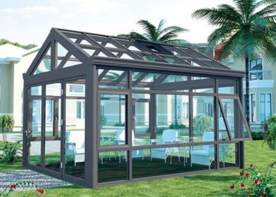 Winter Garden Sunlight Room Small Steel Venlo Glass เรือนกระจกวางกลับ