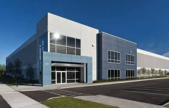 โครงสร้างอาคารสํานักงานเหล็กพาณิชย์ Prefab กันไฟ