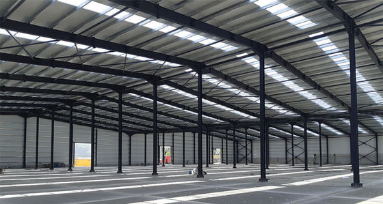 Q355 Welded H Section Steel Metal Building Workshop สำหรับสำนักงาน
