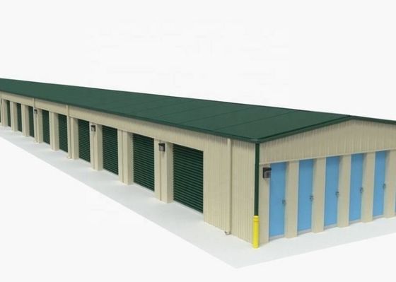 อุตสาหกรรม Prefabricated H Section Steel Structure Frame อาคารโครงสร้างโกดัง