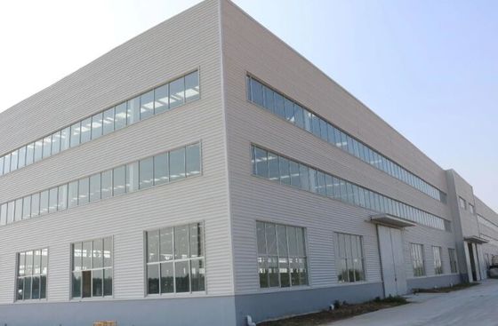 โครงสร้างเหล็ก Prefab กระบวนการโรงงาน Portal โรงงานโครงสร้างเหล็ก