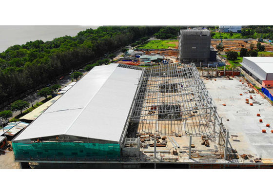 โครงสร้างสแตนเลสแบบกรอบผสมผสาน โรงงานอุตสาหกรรมกันไฟ