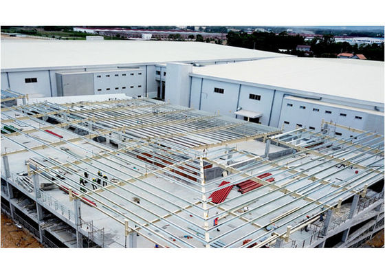 Q355 / Q235 โครงสร้างเหล็ก โรงงาน โครงสร้างกรอกรถ