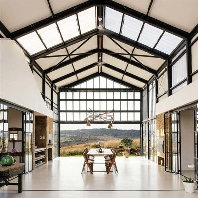 Light Gauge Steel Frame Construction Portal Frame คลังสินค้าโครงสร้างเหล็ก