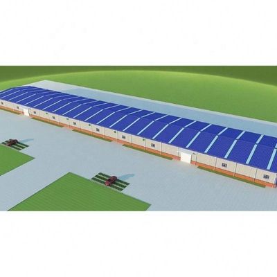 โครงสร้างเหล็ก Prefab โกดัง โกดังเหล็ก อาคารโลหะพาณิชย์