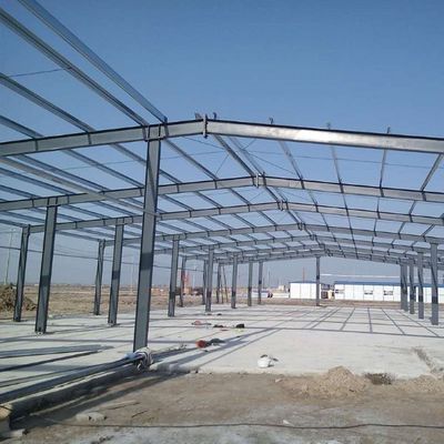 โครงสร้างโลหะ Prefab โครงสร้างเหล็ก โรงงานโครงสร้างกรอบประตู