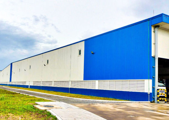 อาคารโครงสร้างเหล็กเบา สําหรับโรงงาน Prefab