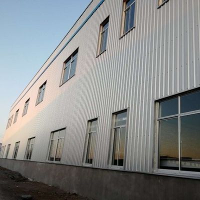 โครงสร้างเหล็ก บ้าน โครงสร้างโลหะ Prefab สําหรับโกดัง