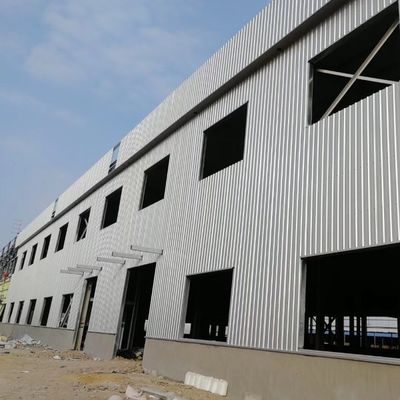 โครงสร้างเหล็กเบา Prefab โครงสร้างอุตสาหกรรม โครงการก่อสร้างเหล็ก โรงงานเกษตร โกดังสําหรับการเก็บ