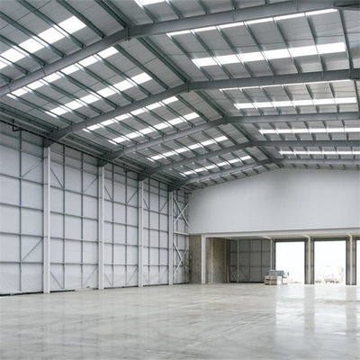 โครงสร้างเหล็กเบา Prefab โครงสร้างอุตสาหกรรม โครงการก่อสร้างเหล็ก โรงงานเกษตร โกดังสําหรับการเก็บ
