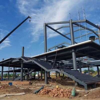 โครงสร้างกรอบเหล็ก โครงสร้างเหล็ก Prefab โครงสร้างเหล็ก โครงสร้างเหล็ก