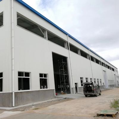 โครงสร้างโลหะเบาแบบทันสมัย โรงงานโครงสร้างเหล็ก Prefab