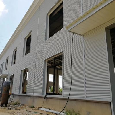 โครงสร้างโลหะเบาแบบทันสมัย โรงงานโครงสร้างเหล็ก Prefab