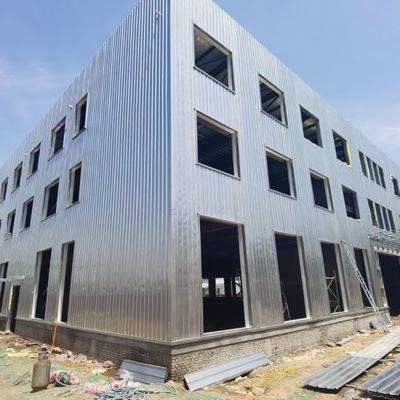 โรงงานสร้างโครงสร้างเหล็กความแม่นยําสูงที่มีระยะเวลาการสร้างที่สั้น