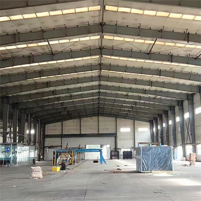 อาคารอุตสาหกรรม โครงสร้างเหล็ก Prefab โรงงานงาน โครงสร้างโลหะ
