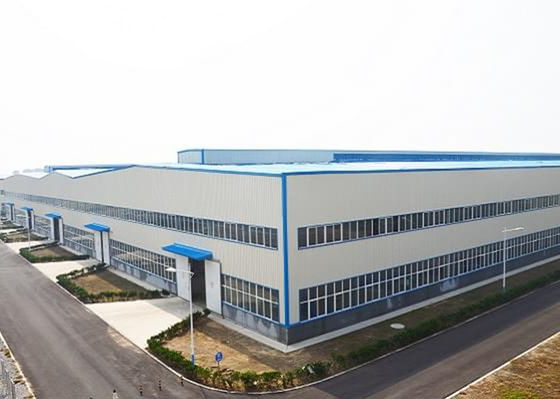 โครงสร้างเหล็กอุตสาหกรรม โรงงานสร้างอาคาร ISO9001 CE