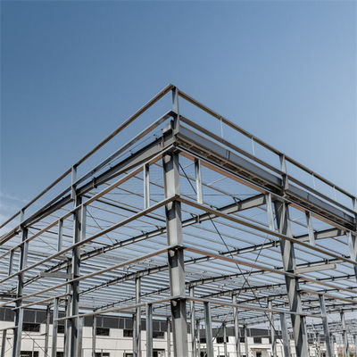 พื้นผิวสี Q355/Q235 โรงงานโครงสร้างเหล็กสําหรับความต้องการของลูกค้า