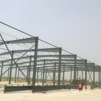 โรงงานสร้างโลหะหมุนร้อน / สะสม H-Section Steel Columns And Beams