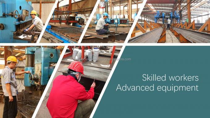 กริดสำเร็จรูปอาคารคลังสินค้าโลหะช่วงกว้าง ISO9001 0