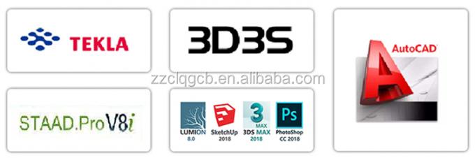 โครงสร้างเหล็ก โรงงาน อุตสาหกรรม อาคาร H แบบเสา C แบบแป 0